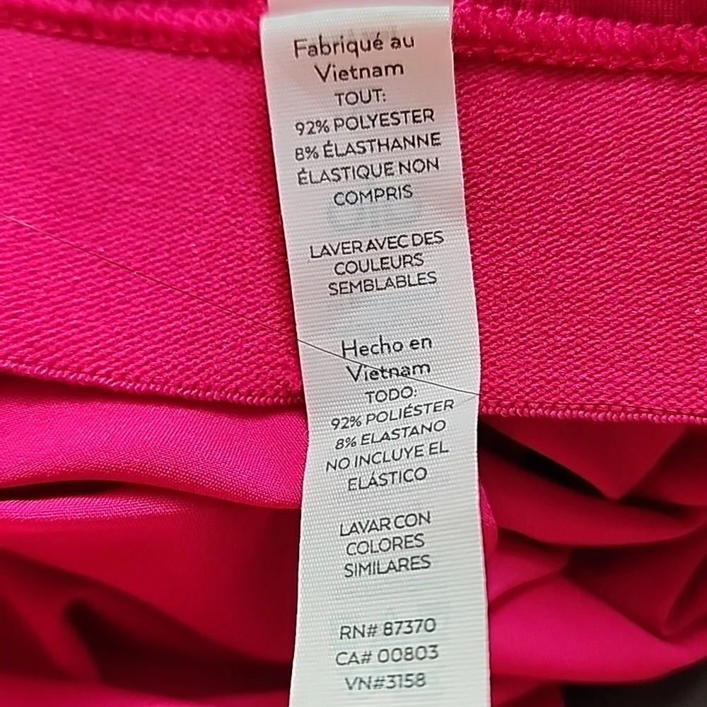 ALO Yoga Varsity Tennis Magenta Crush Pink Pleated Mini Skirt Skort Size Small